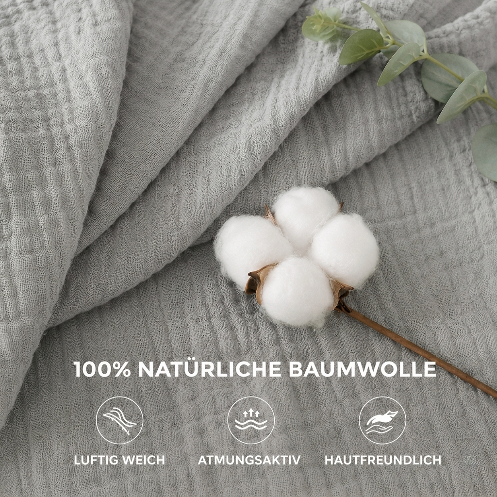 SOLEVIA Musselindecke 6-lagig